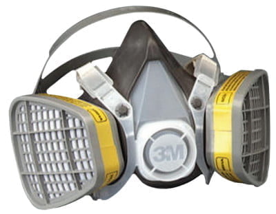 5000 Series Half Facepiece Respirators, Large, Organic Vapors/Acid Gases