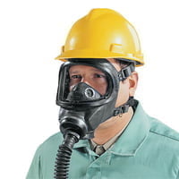 Gas Mask Facepiece for Ultravue Ultra Elite Full Facepiece Respirator, BL/GY,M