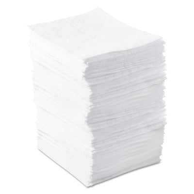 Oil-Only Sorbent Pads, Light-Weight, Absorbs 34 gal, 15 in x 17 in