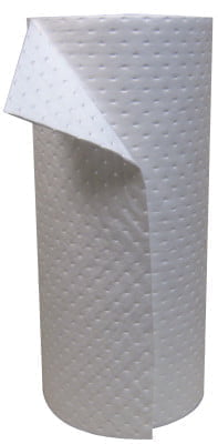 Oil-Only Sorbent Rolls, Heavy-Weight, Absorbs 24 gal, 30 in x 120 ft