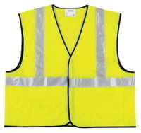 Class II Economy Safety Vests, Large, Lime