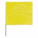 Stake Flags, 4 in x 5 in, 36 in Height, Yellow - QTY. 100