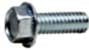 10-24 x 1 UNSLOTTED HEX MACHINE SCREW ZINC