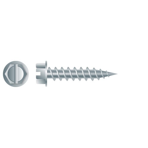 119154-100qty 8 x 5/8, 1/4" A.F., Zinc