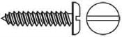 14 x 1 1/2 SLOTTED PAN SHEET METAL SCREW TYPE A Z