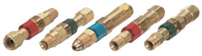 Quick Connects, Hose to Machine, QDB302 (M) Plug; QDB303 (F) Socket, Inert Gas