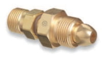 Brass Cylinder Adaptors, From CGA-580 Nitrogen To CGA-320 Carbon Dioxide