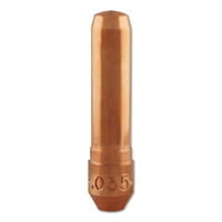 Centerfire Contact Tips, 0.035 in Tip ID, 1.5" Long, Non-Threaded, Tapered Base