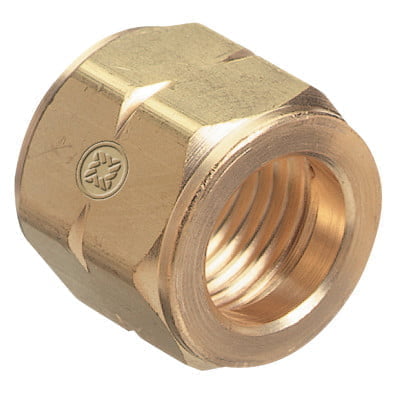 Hose Nuts, 200 PSIG, Brass, B-Size, Fuel Gas