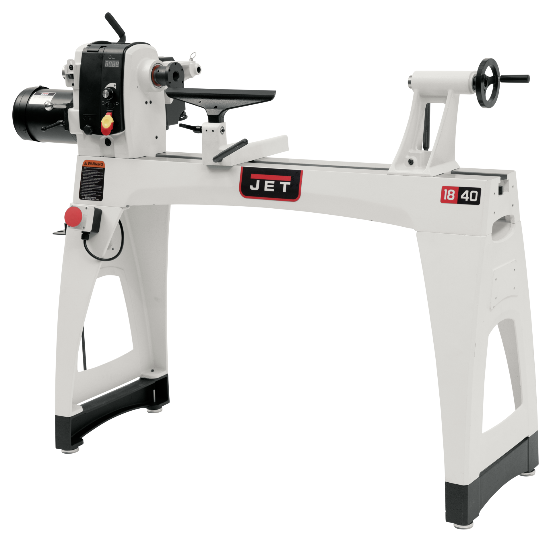 JET 18" X 40" Electronic Variable Speed Wood Lathe Machine JET Woodturning Machines